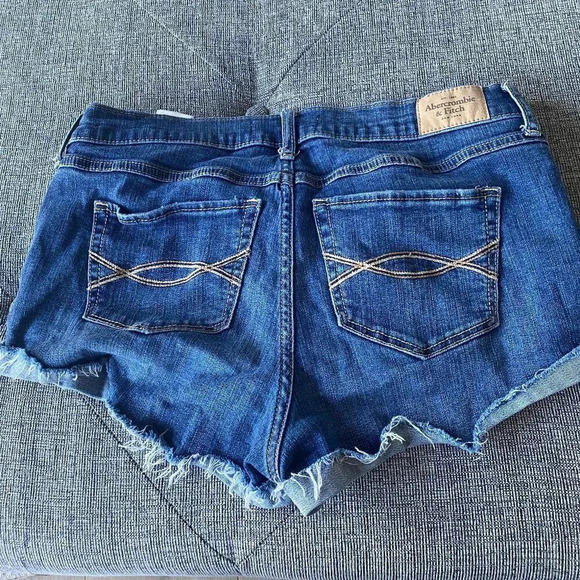 Abercrombie & Fitch Blue Jean Shorts - Picture 2 of 4